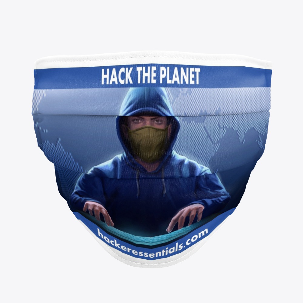 Hack The Planet - Face Mask.