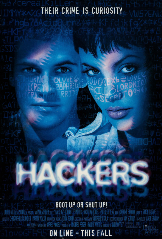 Hackers movie poster.