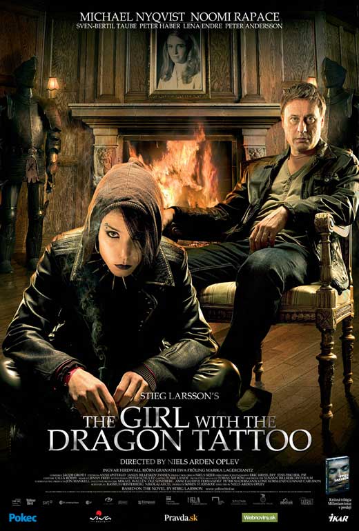 The Girl With The Dragon Tattoo movie poster.